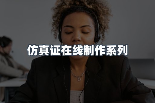 仿真证在线制作